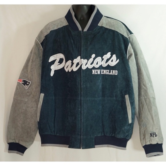 NFL Other - New England Patriots Leather Suede Jacket XXL